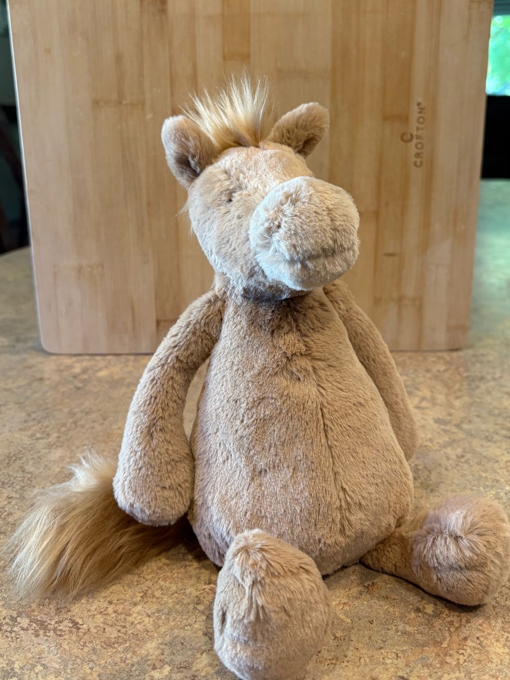 Jellycat Bashful Pony Horse Stuffed Animal Plush Rare Retired Medium 12”